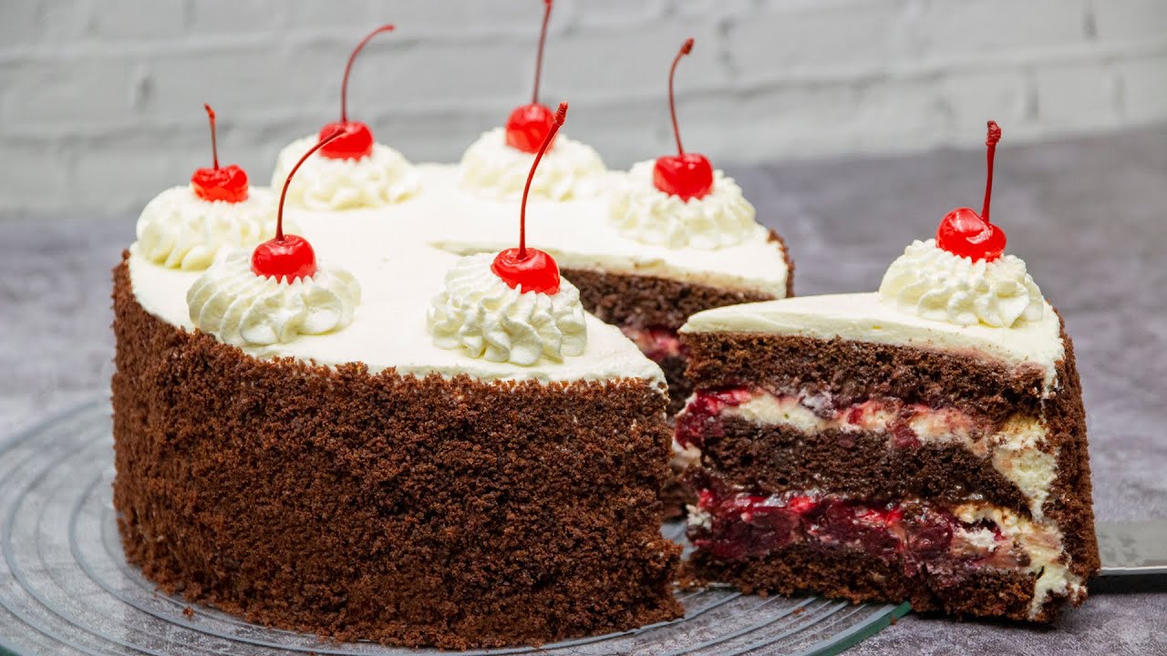 ЛУЧШИЙ РЕЦЕПТ шоколадного ТОРТА с вишней. ТОРТ "ВИШНЯ В ШОКОЛАДЕ" | CHOCOLATE CHERRY CAKE