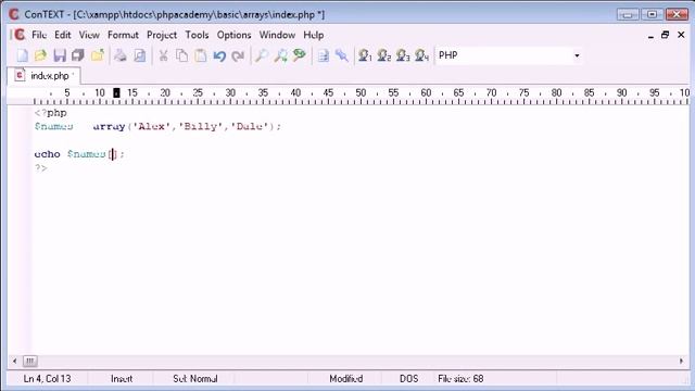 PHP Basics  Arrays смотреть онлайн