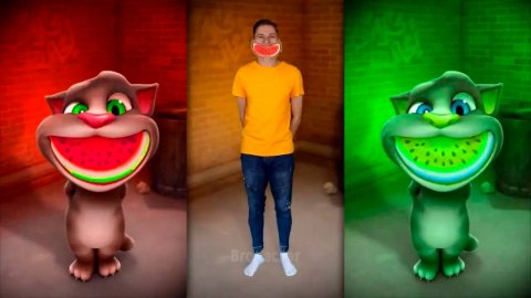 Повторяем за Говорящим Котом Томом - Говорящий Кот Том и Я