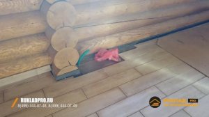 Комплекс отделочных работ в доме из оцилиндрованного бревна диаметром 240 мм.