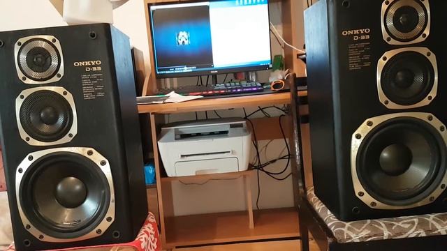 Тест акустической системы (колонок) Onkyo D-33 через усилитель Onkyo Integra A-927