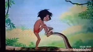 Каа и Маугли русская озвучка (моя мама в роли Маугли. Информация в описании. Прочитайте.)