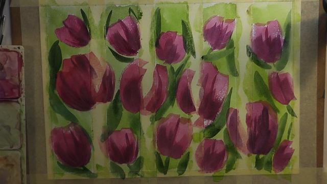 Как нарисовать книжные закладки акварельными красками. Закладки 1 смотреть онлайн