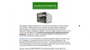 Google Redirect Virus Fix