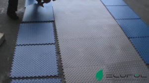 Монтаж плитки ПВХ