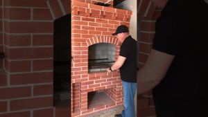 Печной комплекс из кирпича. Печь под казан, духовка для выпечки, мангал для всего съедобного