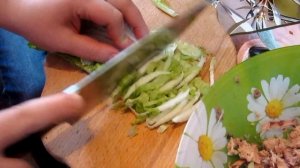 Салат Айсберг с тунцом