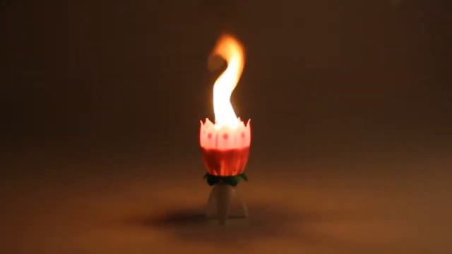 Свеча для торта музыкальная "Тюльпан". смотреть онлайн