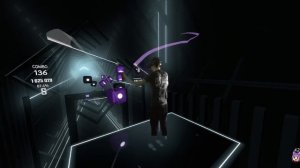 beat saber with a GREEN SCREEN.. (Beat Saber Highlights)