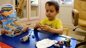 Шоколадные яйца "Забавный Сюрприз" для мальчиков. 23 Яйца.