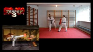 Tekken 3 Hwoarang Taekwondo movements by Damian Domagała