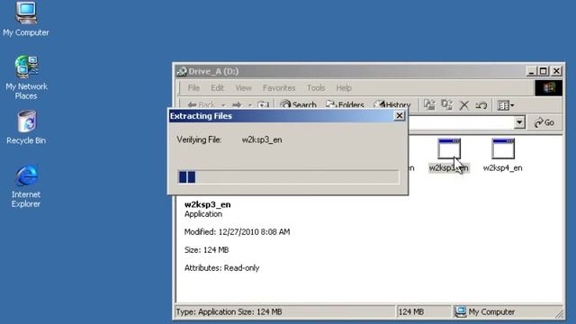 Installing Windows 2000 SP1, SP2, SP3, then SP4 смотреть онлайн