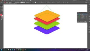 Слои, взаимодействие со слоями ( 11 урок Adobe Illustrator )