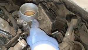Чистка дроссельной заслонки Toyota Camry 40