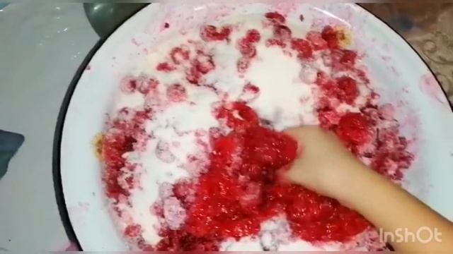 Малиновое варенье.Таңқурай тосабы.Казакша рецепт.