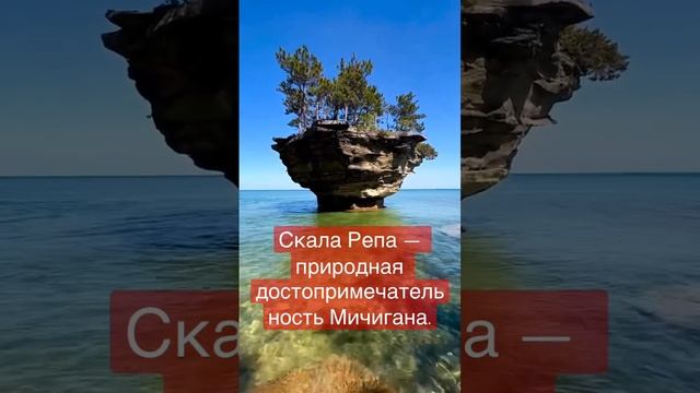 Скала Репа — природная достопримечательность Мичигана #shorts