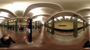 Щелковская. Московское Метро. 4К 360 VR Video. Moscow Subway.