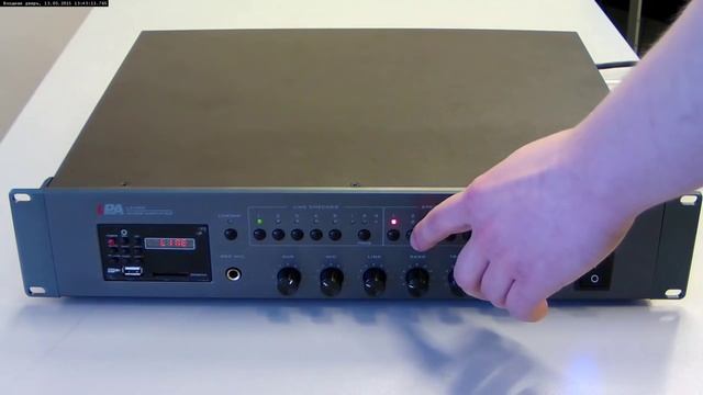 LPA-LX. Работа блока контроля линий 1 смотреть онлайн