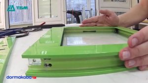Монтаж створки автоматической двери ST-Flex dormakaba (Dorma)