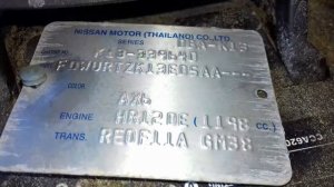 Видео работы двигателя HR12DE K13