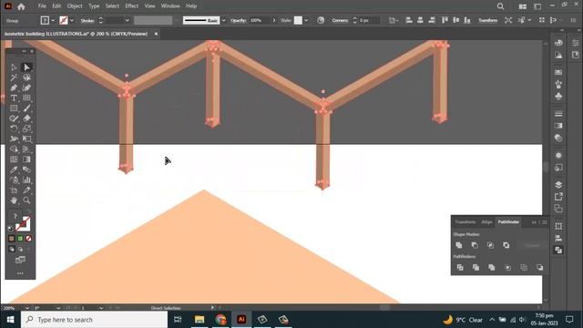 ISOMETRIC Beach House Illustrations | Adobe Illustrator Tutorial смотреть онлайн