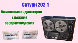 Сатурн 202-1. Оживление индикаторов в режиме воспроизведения.