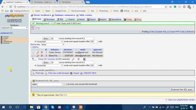 Restaurant Table Reservation System in Php with MySQL database | Source Coded смотреть онлайн