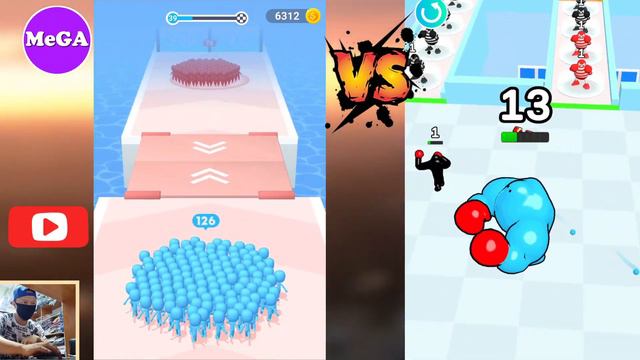 Punchy Race 🆚️ Count Master,WOW Best Levels,Android game смотреть онлайн