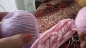 Как я носки для сна вязала и что получилось.