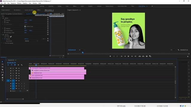 #2 Product Motion Poster Banner Design in Adobe Photoshop CC 2020 смотреть онлайн