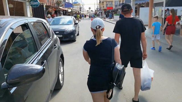 Обзор пляжа Джемете, проход к морю по 1-му Проезду.