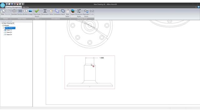 Alibre Atom3D Tutorial - Making Our First 2D Drawing смотреть онлайн