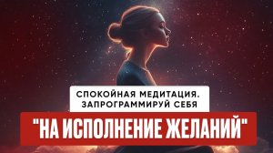 Спокойная медитация. Запрограммируй себя «На исполнение желаний"