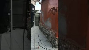 HYVST SPT 440 Покраска фасада дома безвоздушным окрасочным аппаратом