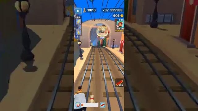 Subway Surfers Chinese Version (Change e and Fan Osmanthus board) смотреть онлайн
