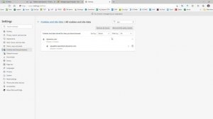 Очистка Cookies для конкретного сайта в браузере Edge