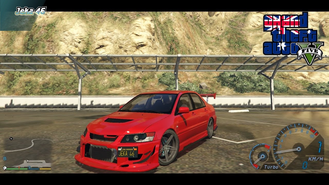 GTA V Mitsubishi Lancer Evolution IX MR