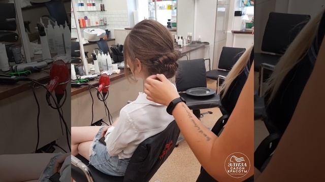 Модные прически на волосы, коктейльная прическа в салоне