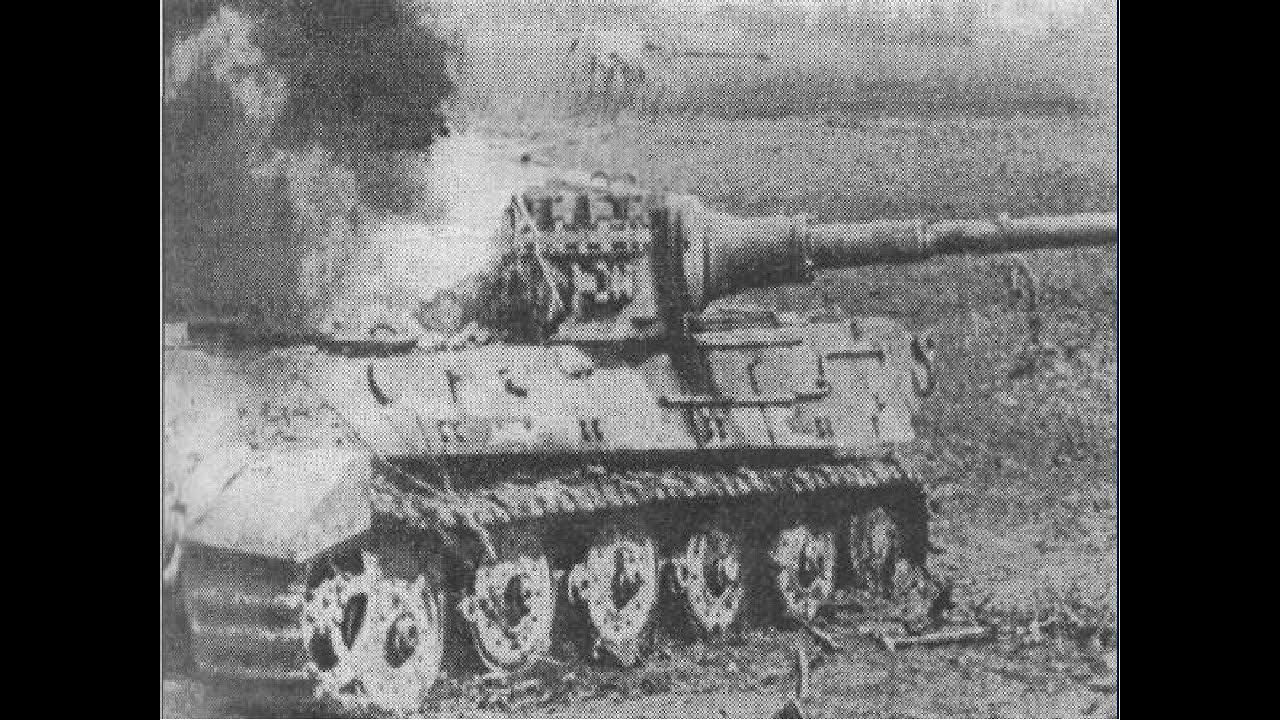 Горели немецкие танки. Оборона Киев в 1943