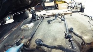 Сборка передней аморт стойки, установка новых передних рычагов подвески TRW RTS на BMW e34 540