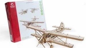 Сборка деревянного самолета Арлан от фирмы Lemmo, леммо-тойс.