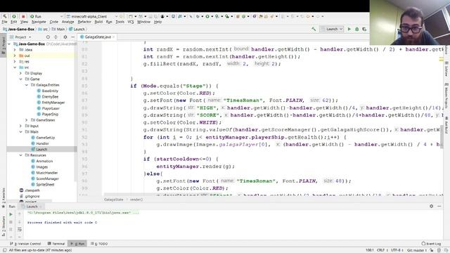 Java Code Review Galaga