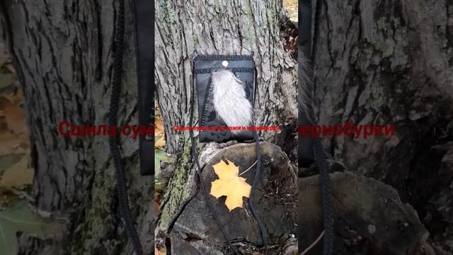 Сшила сумочку из кожи, мех чернобурки, пайэтки, кружево. Назвала "Вот такая Я" смотреть онлайн