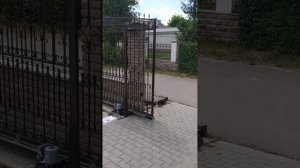 Монтаж откатных ворот и автоматики.