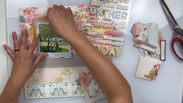 Scrapbook Process Video #296 - Cherish Today | Simple Stories DT смотреть онлайн