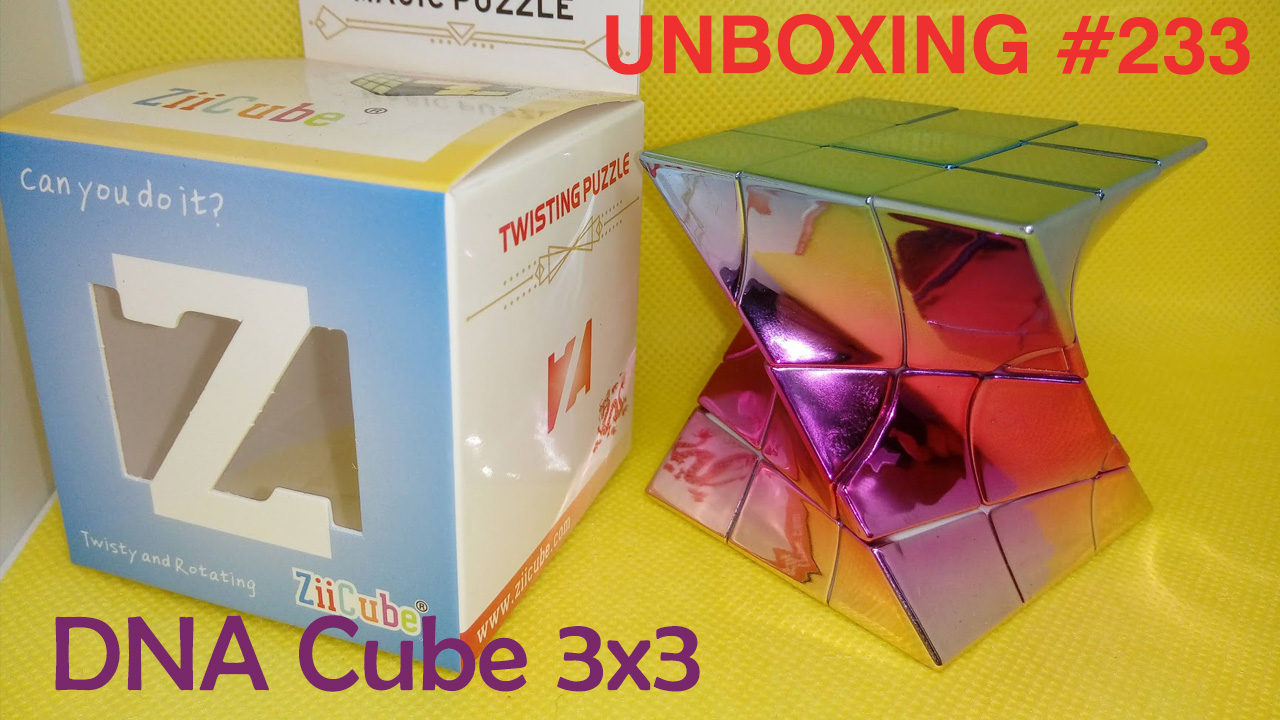 Unboxing №233 DNA Cube 3x3. Обзор