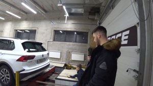 Новый Тигуан 2019 - Динамический стенд! Реальная мощность! Чип-тюнинг Фольксваген