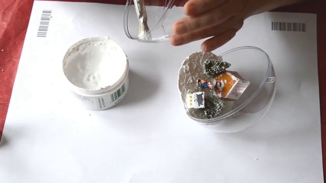 Шар с миниатюрой. Как самому создать новогоднюю сказку... смотреть онлайн