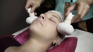 массаж лица травяными мешочками