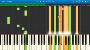 Чиж & Co - Перекресток (на пианино Synthesia)